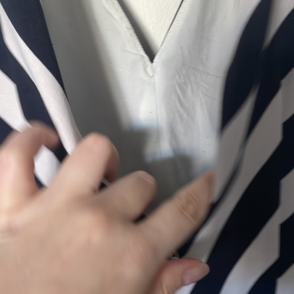 Ann Taylor striped midi dress - Picture 2 of 5